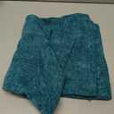 MIULEE Pack of 2 Couch Throw Pillow Covers 12x20 Inch Soft Teal Chenille Lumbar Pillow Covers for Sofa Living Room Solid Dyed Cases