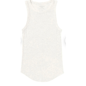 Soft and Ribbed Grey Tank Top, Size M