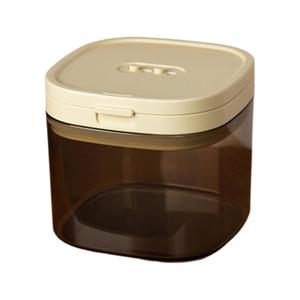 Airtight Storage Container, 800ml Grain Holder, Rice Organizer with Large Capacity, Food Keeper with Measuring Spoon, Kitchen Storage, Formula Container with Lid for Home Travel Camping Use