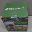 Solar Bird Feeders for Outdoors Hanging - Premium Grade Metal Bird Feeder, Chew-Proof, Weather and Water Resistant Wild Bird feeders, Outside and Garden Decoration-New