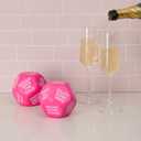 Jumbo Decision Dice — Funny Retirement Gift for Men & Women, Giant Foam Party Dice, Gag Gift for Coworker, Teacher, Nurse, Boss, Retiree (Pink)