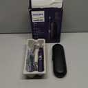 Philips Sonicare ProtectiveClean 6100 Rechargeable Electric Toothbrush, with Pressure Sensor, 3 Cleaning Modes, SmarTimer and QuadPacer, 14-Day Battery Life, Travel Case, Deep Purple, Model HX6471/03