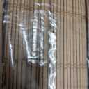 UNISHADES Blackout Cordless Bamboo Roman Shades 33 3/4×64 in Papara Carbon