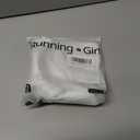 RUNNING GIRL High Impact Sports Bras for Women, High Support Running Strappy Women's Sports Bra with Sewn in Pads (White, XL)