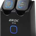 EROK WF-08 5.8GHz Wireless System for Guitar, Bass & Electric Instruments  4.6ms Ultra-Low Latency, 48K/24bit, 30M Range, with Rechargeable Charging Case (WF-08)