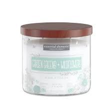 GARDEN GREENS+ WILDFLOWER 14.75 OZ 3 WICK CANDLE