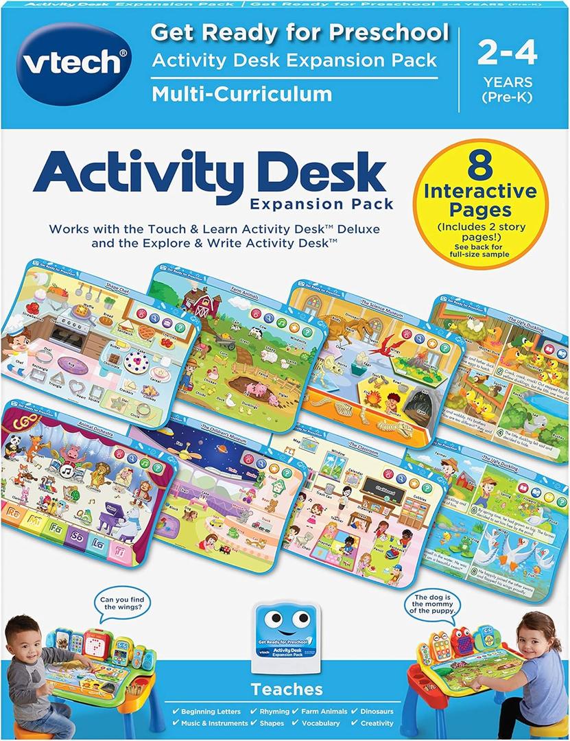VTech Touch and Learn Activity Desk Deluxe Expansion Pack - Get Ready for Preschool