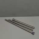 Tension Rods for Windows 28 to 48 Inch Silver Tension Curtain Rod Spring Rods No Drilling Pressure Tension Rods Adjustable Curtain Rods Expandable for Closet, Doorway (Grey)