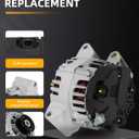 OCPTY Alternators Alternator 11459 for Buick Regal 2012 2015-2016,for Chevrolet Equinox 2010-2015,for GMC Terrain 2010-2016,12V 120Amp Replaces 400-40144 TG12C067