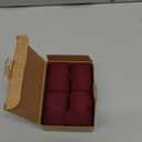 4 Rolls Red Handmade Fringe Chiffon Silk Ribbon 2" W x 5Yd Per Roll,Frayed Edges Ribbon Set for Gifts Wrapping,Wedding Invitations,Bouquets,DIY Crafts (2" x20Yd, Red)