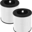 B-D02L M05 Air Purifier Replacement Filter, Compatible with MOOKA B-D02L Air Purifiers, MOOKA M05,KOIOS B-D02L and VEWIOR B-D02U Air Purifier, 2 Pack