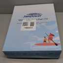 Sunflower California King Mattress Pad Cover, Cotton Mattress Cover Hypoallergenic, Extra Deep Pocket 18"-22" Quilted Mattress Protector Cal King Size Thin Version, Soft Breathable and Noiseless