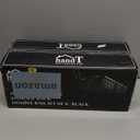 HANDT Overhead Garage Storage Rack, Connectable Heavy Duty Metal Ceiling Rails For Garage Storage Organization Shelving System, Hanging Racks For Tote Containers, Supports Up To 6 Bins, 4 Sets Black