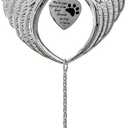 Memorial Suncatcher Gifts for Dog Loss - Loving Pet Memorial Clear Crystal Ball Grief Suncatcher for Loved One, Thoughtful Dogs Remembrance, Loss Sympathy Rainbow Maker, Easy Hanging Ball Prisms Gifts