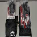 Aluminum Collapsible Ultralight Travel Trekking Hiking Pole for Men and Women (Fits 5'3" - 6'2"), 2 pcs