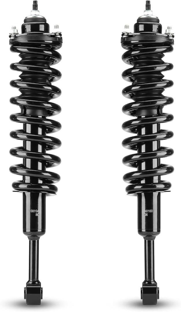 Front Quick Struts Shocks Assembly w/Coil Springs for 2003-2016 Toyota 4Runner / 2007-2014 FJ Cruiser / 2005-2015 Toyota Tacoma 4WD, Strut Shock Absorbers Assemblies Replace for 171371L 171371R