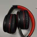 RORSOU R10 Over-Ear Headphones with Microphone, Lightweight Folding Stereo Bass Headset with 1.5M No-Tangle Cord, Portable Wired Headphones for Smartphone Tablet Computer MP3 / 4 (Black)