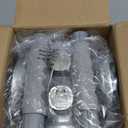 TAILI Grab Bars for Bathtubs and Showers,2 Pack Shower Handles for Elderly Suction,Maximum 330lbs,Shower Bar with Upgraded Rubber Suction Cups,Safety Grip for Senior, No Drilling Removable,Silver