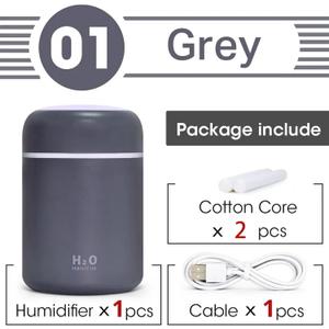 Portable Mini Humidifier, Colorful, Cool Mist, USB Powered