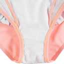 LIZENS Girls One Piece Swimsuit Kids Cute Swimwear Ruffle Swim Suits (9-10 Years, Pink)