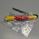 PETOPIA Stick Interactive Dog Toy 9” in Outdoor Dog Toy for Aggressive Chewers Tough Natural Rubber Chew Toys (Red&Yellow)