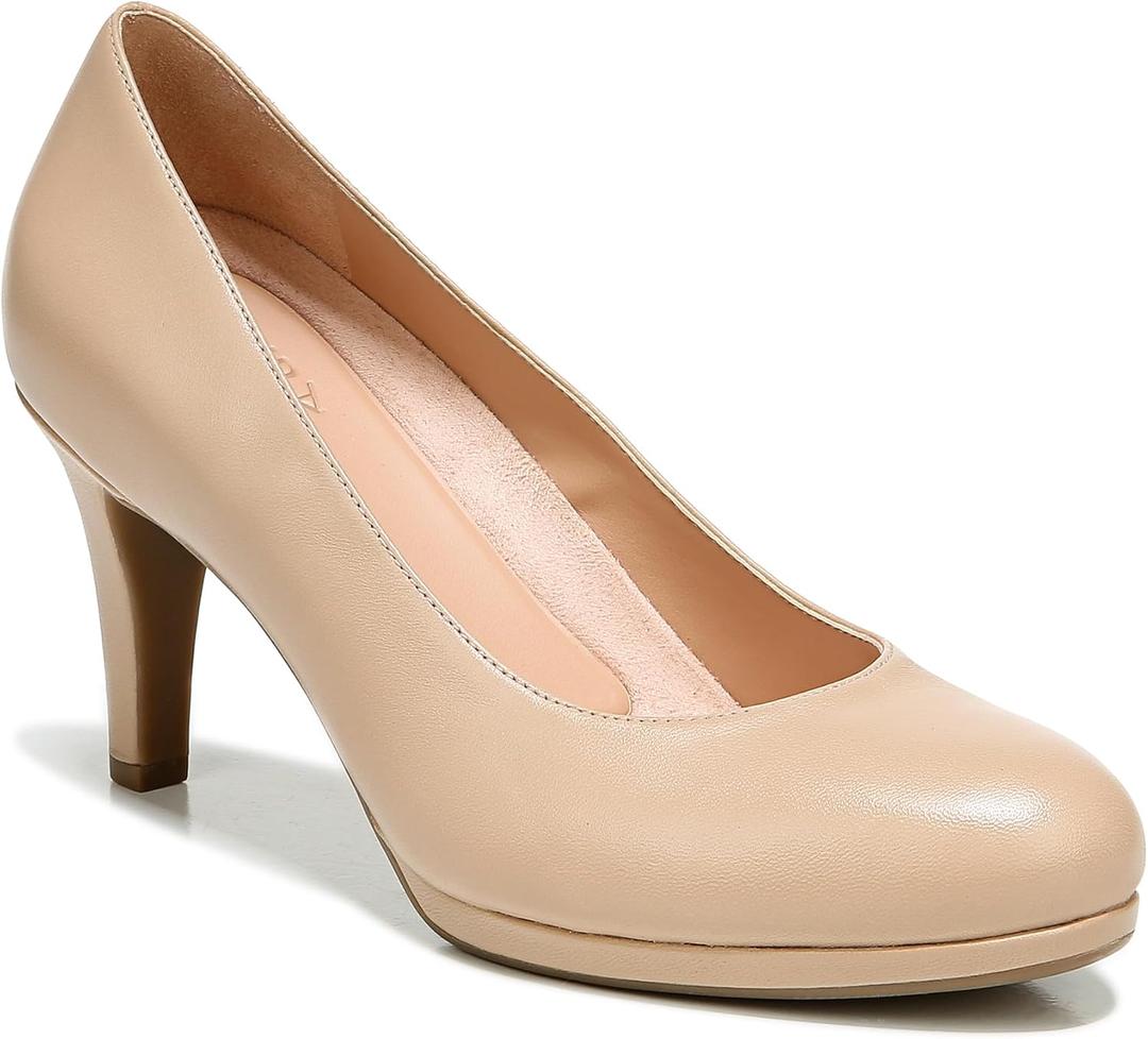 Naturalizer Women's Michelle Pump Tender Taupe Leather 8.5 W