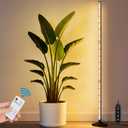 BlumWay 65 Inch Grow Lights for Indoor Plants,36W,660nm+3000K+6000K, 336 LEDs Full Spectrum LED Standing Plant Lights with 2 Timers and 10 Level Dimming Detachable Plant Growing Lamps for Greenhouse