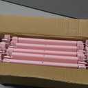 Skirt Hangers 20 Pack, Pants Hangers with Clips360 Swivel Hook Space Saving Hangersfor Pants, Skirts, Clothes, Jeans Pink