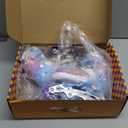 Nattork Girls Inline Skates for Kids Boys, 4 Sizes Adjustable Butterfly Blades Skates with All Light up Wheels - Birthday Gift for Indoor Outdoor Sports (Small(10C-13C), Purple)