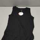 ANRABESS Womens Sleeveless Scoop Neck Tank Top Ribbed Fitted Summer Basic Slim Cute Tops 2026
 Large