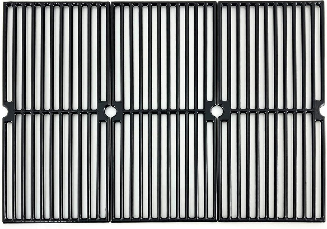 Direct Store Parts DC110 3-Pack 17.75" Cast Iron Cooking Grate for Brinkmann Grill Replacement Parts, 810-2410-S, 810-2511-S, 810-8411-5, 810-7490-F, 810-8410-F, 810-8411-C, 17 3/4" x 26 13/16" Total