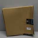 Lamp Shades Set of 2, Drum Lampshade for Table Lamps Floor Lamp, 13" Top X 13" Bottom X 10" High Brown Large-Medium Line Fabric Lamp Shades, Easy Assembly Replacement Lampshades