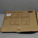 Car Backseat Organizer with Table Tray(2-Pack) 9 Storage Pockets Backseat Car Organizer and storage with Tablet Holder, Kick Mats Back Seat Cover for Kids family Road Trip Essentials Travel (Black)