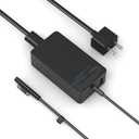 65W Surface Pro Laptop Charger-for Microsoft Surface Pro Charger Windows Surface Laptop 6,5,4,3,2,1,for Microsoft Surface Pro10,9,8,7+,7,6,5,4,3,X,Surface Book3,2,1,Surface Go Tablet,Support 44W, 10FT