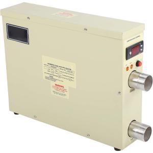 5.5KW 220V Electric Pool Water Heater Water Heater Thermostat For Above Ground Inground Pool SPA Hot Tub Portable Pool Heater Electric Thermostat Heater Pump Swimming Pool Thermostat SPA Bath