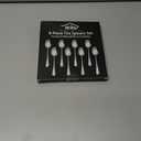 8-Piece 6.7 Inches Stainless Steel Tea Spoon, Durable Dishwasher Safe Teaspoons, Silverware Dessert Spoons, Small Spoons For Restaurant, Hotel