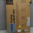 Stone Bath Mat Diatomaceous Earth Shower Mat Non-Slip Super Absorbent Diatomite Stone Bath Mats for Bathroom Floor Quick Drying Natural Easy to Clean (23.5 x 15) - Grey