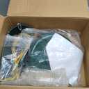 Premium High Back Full Bucket Toddler Swing Seat with Finger Grip, Plastic Coated Chains and Carabiners for Easy Install - Green - Squirrel Products