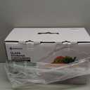 BOROHOUSE 10Pack Glass Food Storage Containers with Tempered Lids – Borosilicate, Airtight, OvenSafe (4°F~950°F), BPAFree, 4.4 & 1.6 Cup, LeakProof, Dishwasher Safe (Gray)