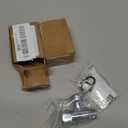 2 PACK 3-way 3/8" x 1/2" Tee Adapter Brass 3/8" Water Line T Fitting Brushed Nickel ConnectorAngle Stop Add-A-Tee Valve