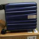 Hanke 14 Inch Underseat Carry On Luggage, Lightweight Hard Shell Rolling Mini Suitcase, Portable Small Travel Bag Gift for Travel Business Trip (Dark Blue)