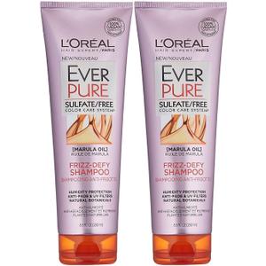 LOreal ParisEver Pure Frizz-Defy Marula Oil Conditioner, 8.5 Fl Oz (Pack of 2)