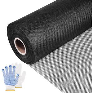 Black 304 Stainless Steel Screen Mesh Roll 39IN x 98FT, Heavy Duty Window Screen Replacement, 20 Mesh Metal Window Screen for Patio Porch Door, Pet Resistant Screen Mesh