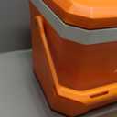 EchoSmile Portable Cooler 20L/21qt, Outdoor Insulated Ice Chest Box (Orange)