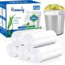 4 gallon trash can liners,250 counts,Small clear Garbage Bags,Extra Strong 4 Gal Trash Bag,Fit 12 liters trash Bin Liners for Home Office Kitchen(Clear)