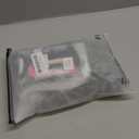 Aisaide Kinky Curly Headband Wig 12 Inch Grey Deep Curly Headband Wigs for Women Short Glueless No Lace Deep Curly Half Hair Wig Dark Silver Grey