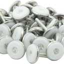 36PCS Screw on Furniture Glides Adjustable Furniture Leg Base Leveller M6 x 25mm Thread Length