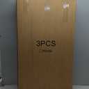 [Upgrade Thickened] Cylinder Pedestal Stands for Party 3PCS, Large White Cake Pedestal Stand with Weighted Water Bag, Round Cylinder Tables for Wedding , Birthday, Party Art Decor, Floral Arrangements (White)