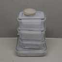 40 PCS Food Storage Containers with Lids Airtight (20 Containers & 20 Lids), Plastic Storage Meal Prep Container-Stackable 100% Leakproof & Microwave Organization and Storage Sets, Lunch Containers