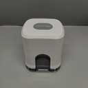 KEOUKE Multifunctional Vegetable Chopper White - 3 Interchangeable Blades Potato French Fry Cutter with Container & Storage Box Food Chopper Dicer for Cucumber, Tomato, Carrot, Onion (Cube)